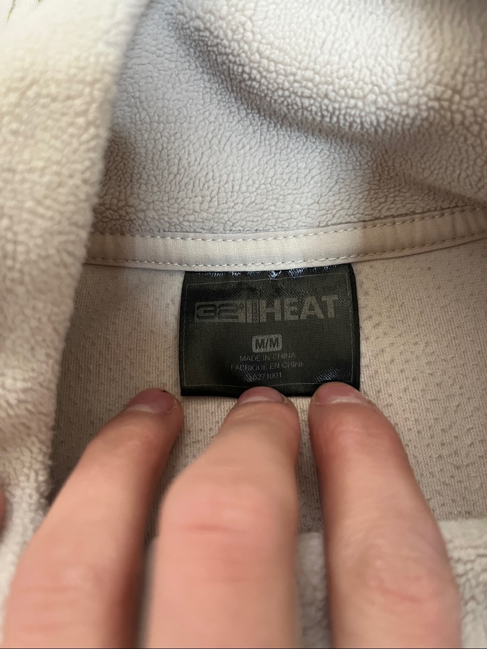 ✨ 32 Degrees Cream Half-Zip Fleece Pullover ✨ - Picture 2 of 5